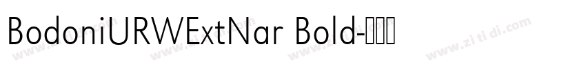 BodoniURWExtNar Bold字体转换